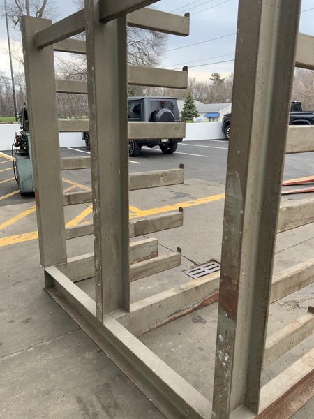 6 ARM X 18" WIDE CANTILEVER STYLE RACK: STOCK #80931