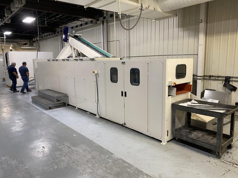 Almco V-26TFS Through-Feed Vibratory Tub, 2025 – Continuous Production Deburring System