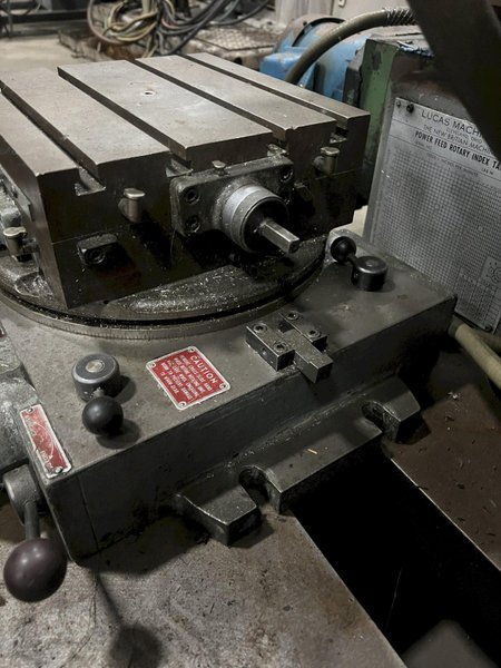 ADVANCE ROTARY DIE-SINKING TABLE, 11" X 11", 9.5" H SURFACE TO SURFACE