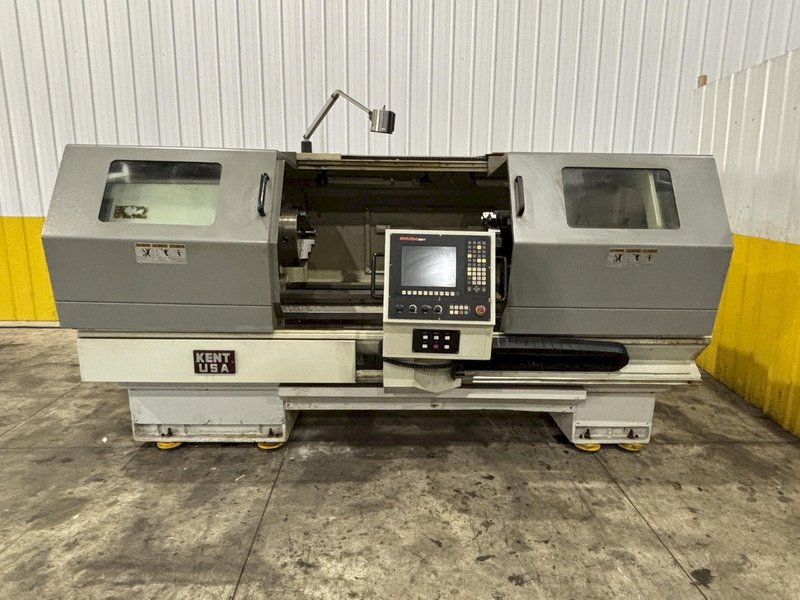 26&quot; X 60&quot; KENT MODEL #CKE2660 CNC LATHE W/ TURRET, NEW 2009, ANILAM 4200T CONTROL: STOCK #23751