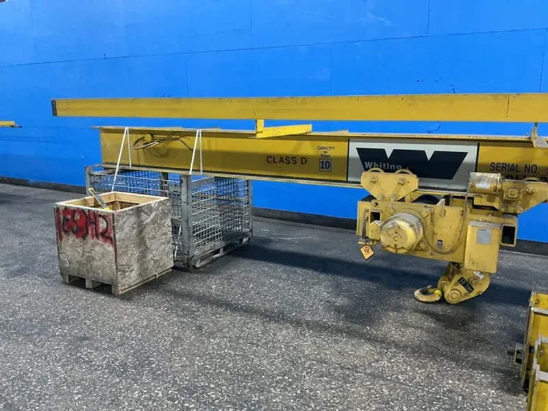 WHITING 10 TON BRIDGE CRANE