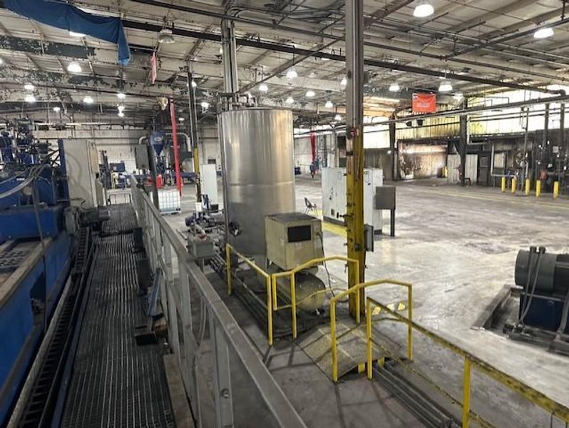 14&quot; SXP SEAMLESS TUBE HYDROTESTING MACHINE W/ HIGH PRESSURE PUMPS