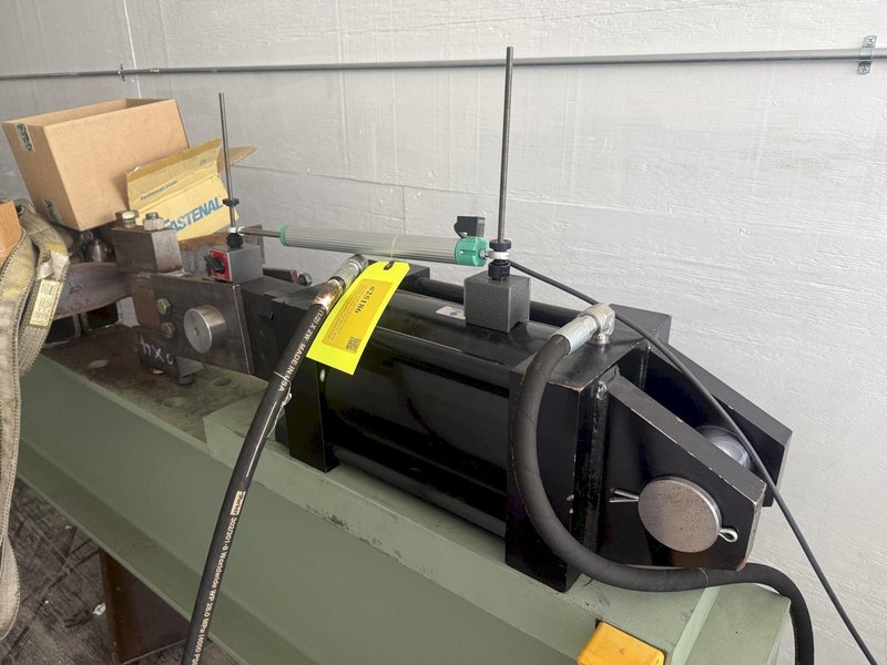 200 TON X 15' BEECHE WIRE CABLE FORCE TENSILE HYDRAULIC TEST BENCH, WITH CONTROLLER &amp; DISPLAY, NEW 2020: YOBRO #25186