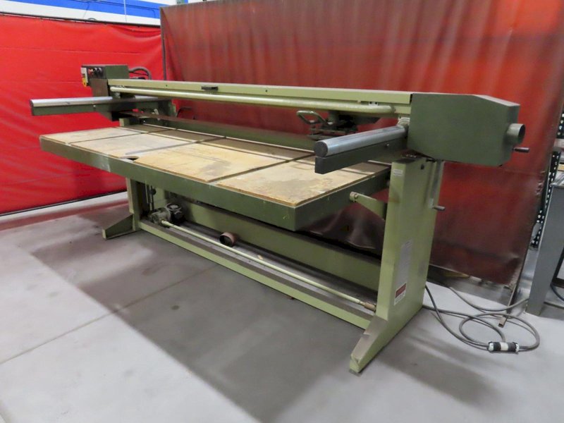 Samco MiniMax L55 Professional Grade Stroke Sander, 6" Belt, 98"x36" Table, 28" Motorized Adjustable Table Height, 3 HP- Auction Item