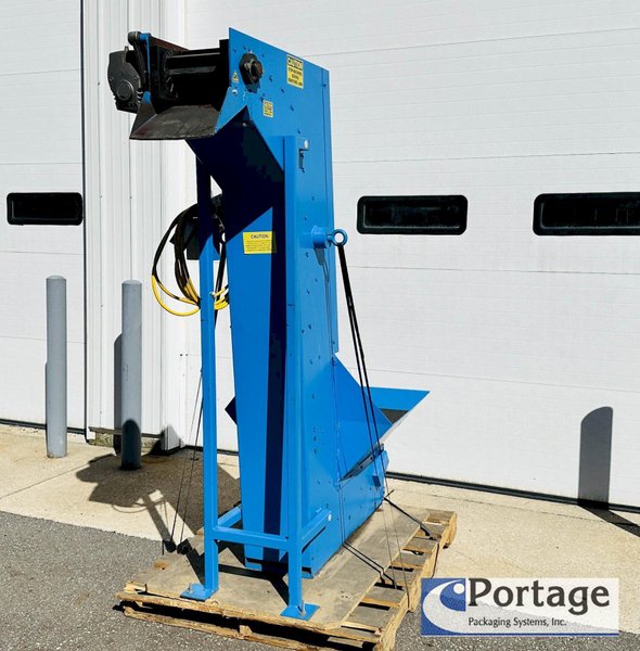 Goessling 90° Up / Elevating / Z Conveyor  |  Screw / Bolt / Material Conveyor