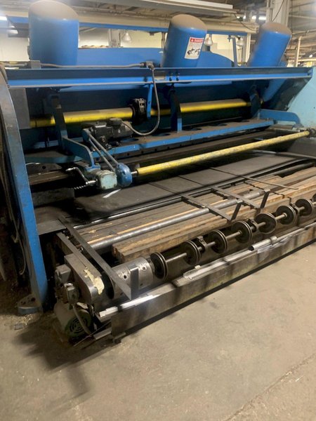 12' X 3/8" CINCINNATI MODEL 2512 MECHANICAL SHEAR. STOCK # 0879626