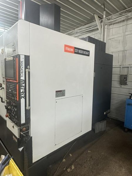 Mazak Nexus 510C/50-II VMC, 2007 – Mazatrol Matrix Control, Hand Pendant, Tool Probe, Chip Conveyor