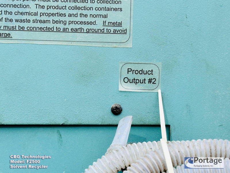 CBG Technologies Model: F2500  ||  Solvent Recycler