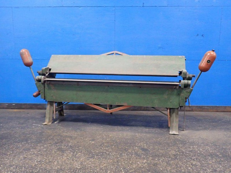 CHICAGO, DRIES &amp; KRUMP MFG. CO. 96" SHEET METAL BRAKE   -  L37