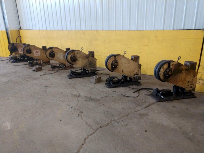 (6) 2.5 TON RANSOME MODEL #AAIRR TURNING ROLLS: STOCK 14800