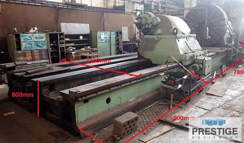 98.42&quot; x 275.59&quot; Skoda S2500A/7 Heavy Duty Manual Lathe