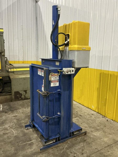 55 GALLON DRUM VESTIL HYDRAULIC CRUSHER &amp; COMPACTOR, MODEL #WBB3147055: YOBRO #24913