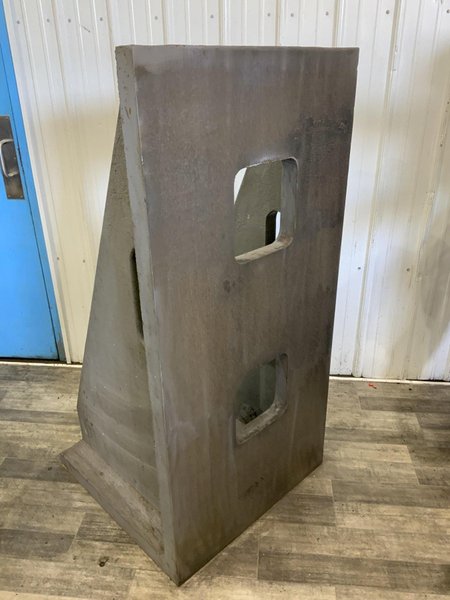 30-1/2" X 60-3/4" X 30-1/4" MACHINED ANGLE PLATE: STOCK #81454