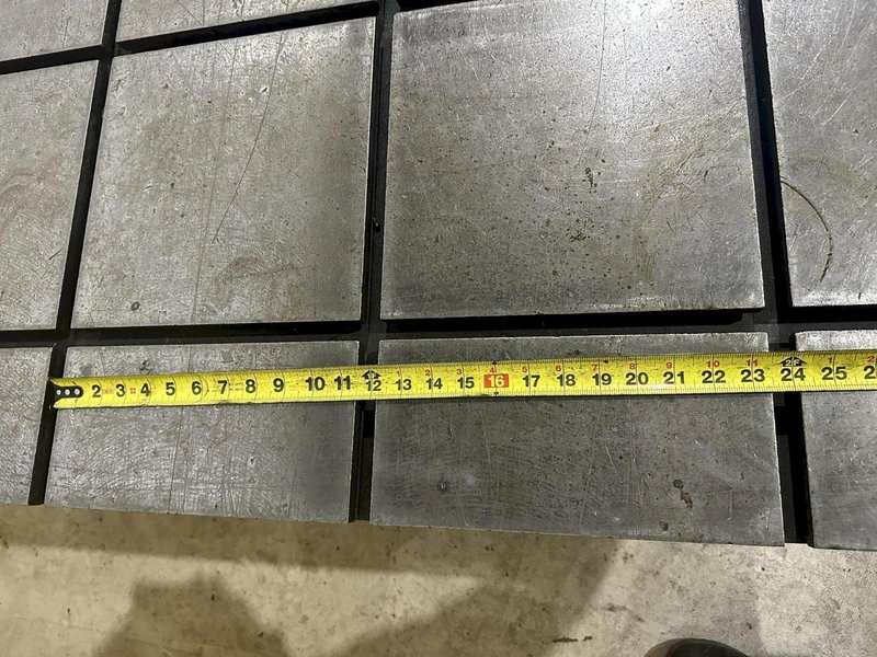 5&#039; X 10&#039; STEEL LAYOUT TABLE: STOCK #22156