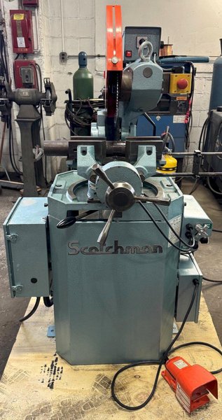 14" Scotchman Cold Saw CPO VS-350LT/PK/PD, Miter, V-Speed, 2" Solids, 4" Tube, Power Downfeed, Air Vise, 5 HP