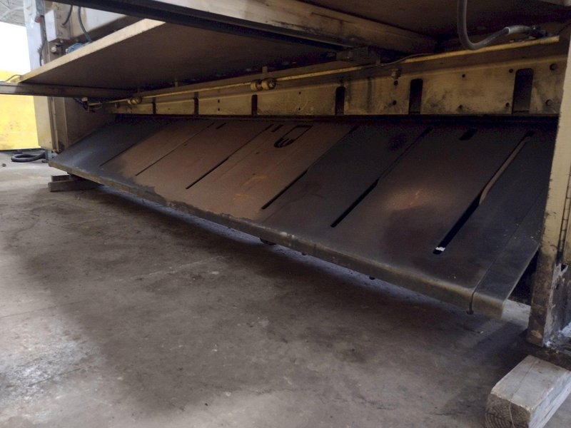 12' x 1/4" CINCINNATI HYDRAULIC POWER SQUARING SHEAR STOCK #3639