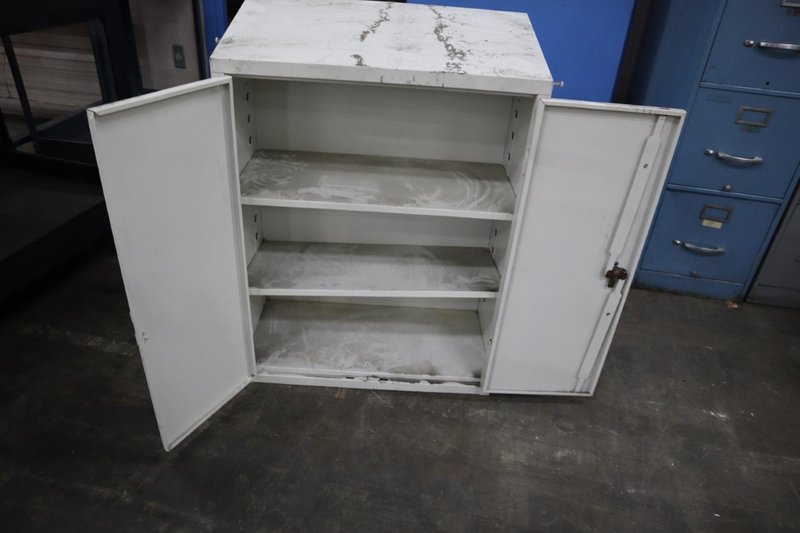 Metal Cabinet 2 Door- Auction Item