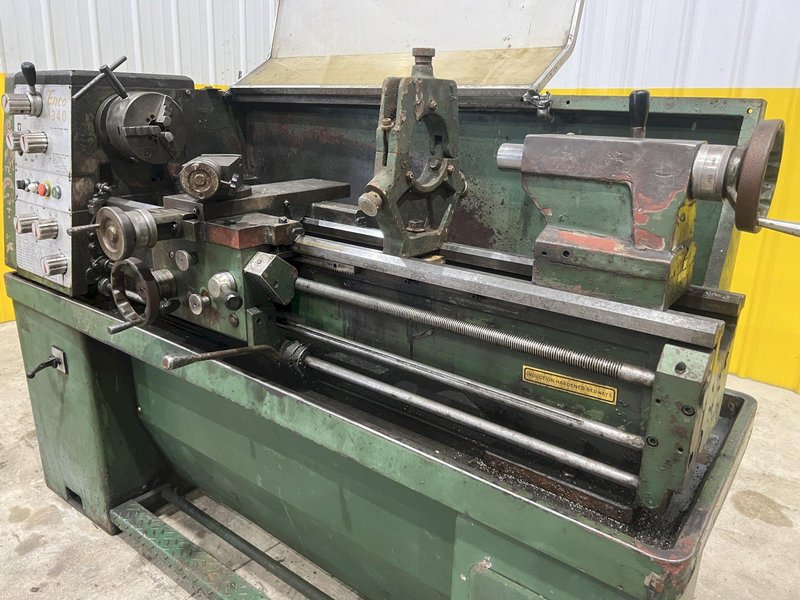 13&quot; X 40&quot; ENCO MODEL #1340 GAP BED ENGINE LATHE, 1.375&quot; HOLE: STOCK #20717