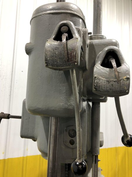 24" CINCINNATI BICKFORD SUPER SERVICE SINGLE SPINDLE DRILL PRESS: STOCK #19163