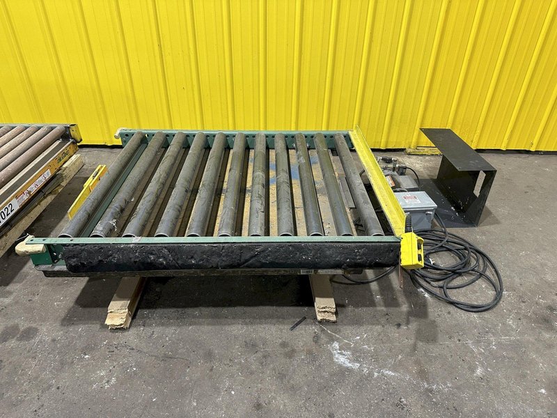 4000 LB X 48" X 40"  ECONO-LIFT MODEL #SL24-40 HYDRAULIC SCISSOR LIFT TABLE WITH ROLLER TOP: STOCK #20950