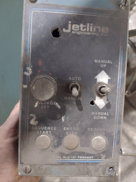 16' JETLINE ENGINEERING MODEL #LWS-192 LONGITUDINAL EXTERNAL SEAM WELDER: YOBRO #25751
