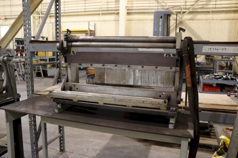 BENCH TOP SHEAR, BRAKE &amp; ROLL MACHINE: YOBRO #26222
