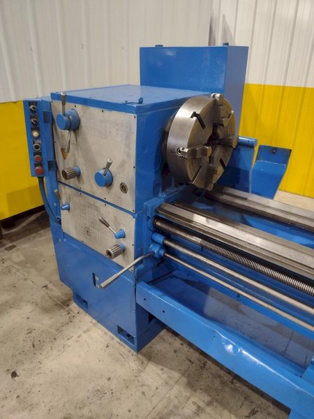 24&quot; X 132&quot; TOOLMEX MODEL #TUR-560 INDUSTRIAL ENGINE LATHE, 3.5&quot; HOLE: STOCK #21266