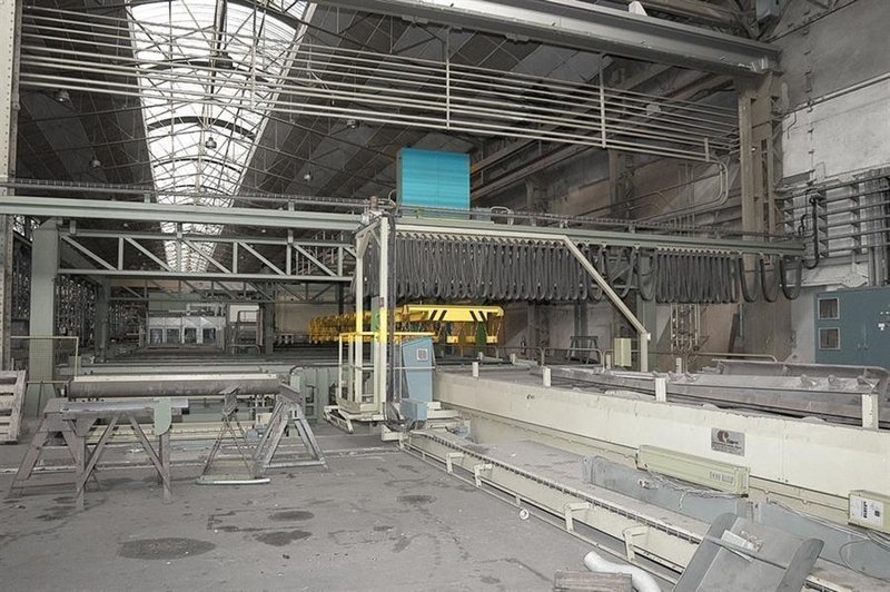 Fimec crane with magnetic plate hoist - 15 ton x 12 500 mm