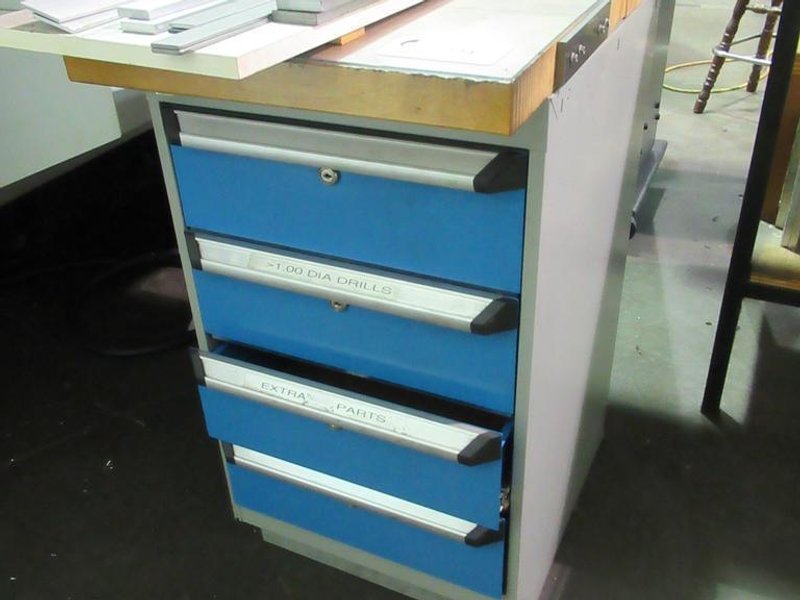 Rousseau 4-Drawer Cabinet with Contents- Auction Item