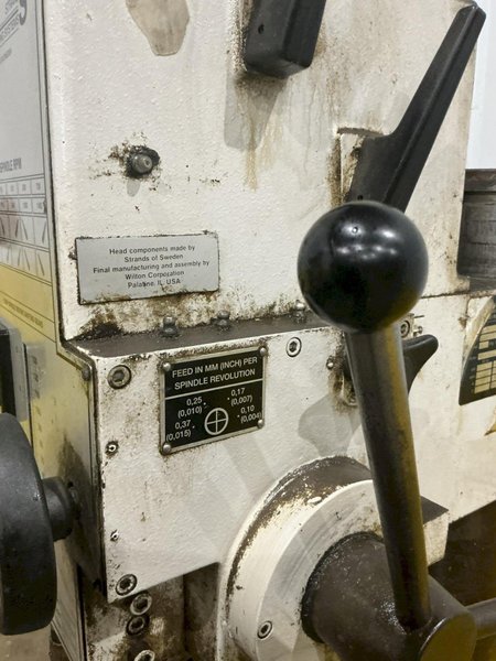 25" WILTON SOLBERGA MODEL #24513 GEARED HEAD SINGLE SPINDLE DRILL PRESS 1998 : YOBRO #25996