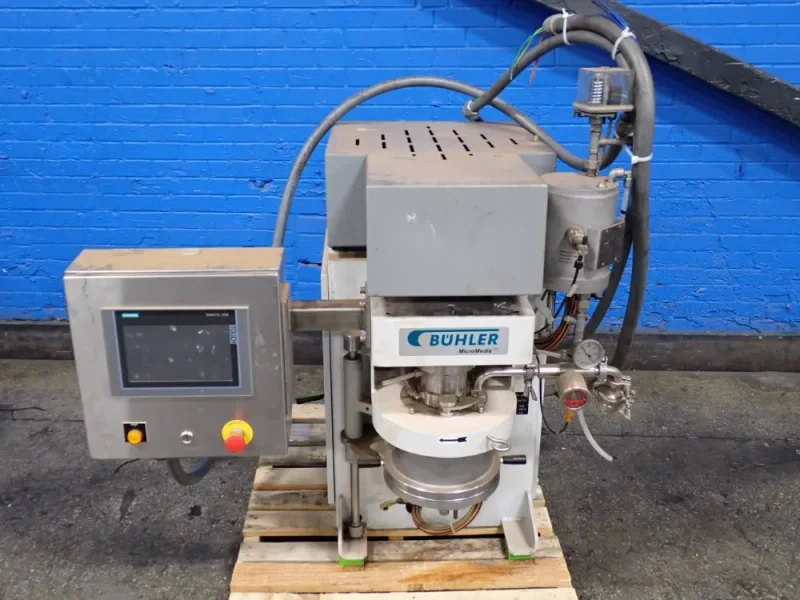 BUHLER 3 BAR VERTICAL ANNULAR BEAD MILL  -  FDCR 1MMX1