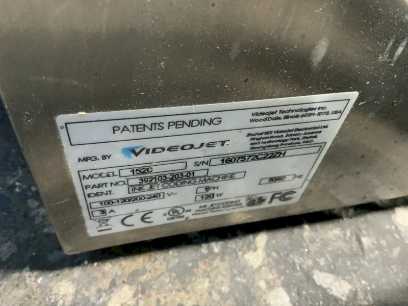 VIDEOJET INKJET PRINTER  -  1520
