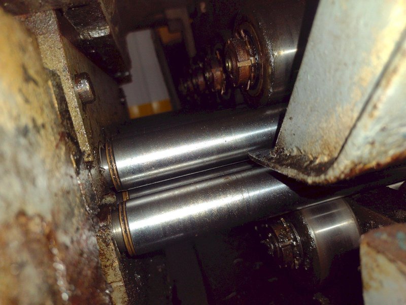 60" X .057" HERR-VOSS MODEL #66/1.156-19/9 4-HIGH BACKED UP PRECISION COIL LEVELER: YOBRO #25004