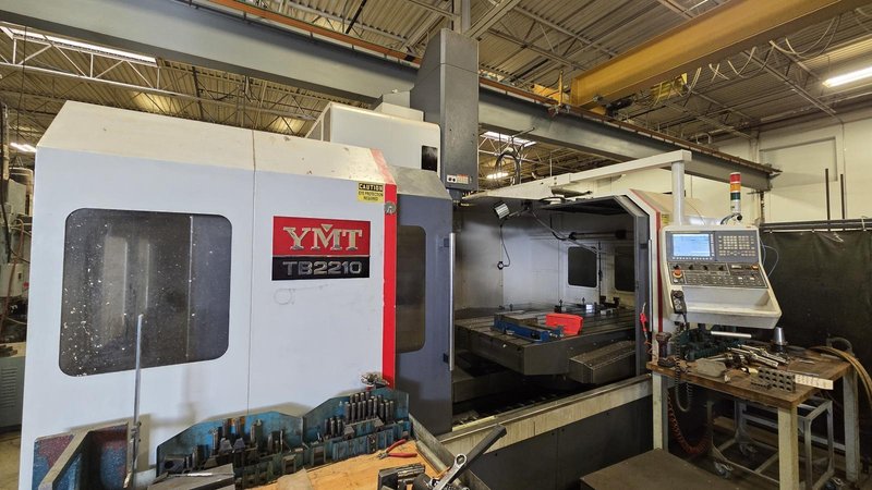 YMT TB–2210 CNC VERTICAL MACHINING CENTER. STOCK # 1004625