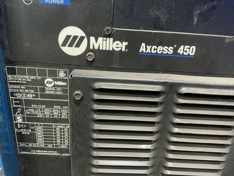 Miller  600 A Welder  - Axcess 450