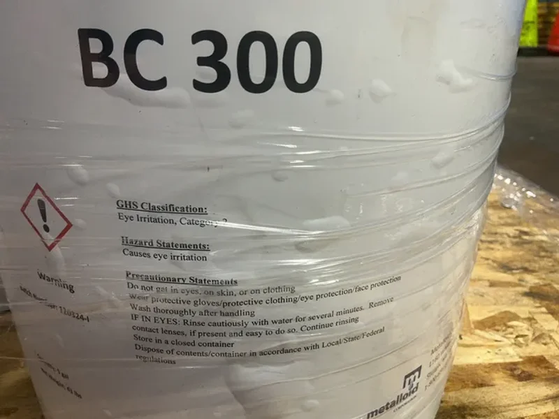 STURGIS FINISHING / METALLOID CORPORATION BURNISHING LIQUID COMPOUND