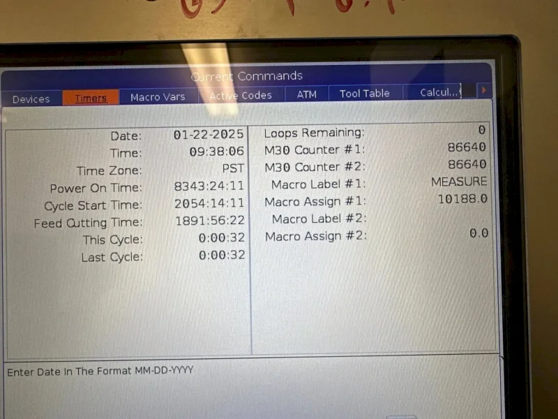 Haas DM-2 5 Axis CNC Vertical Machining Center – 2018