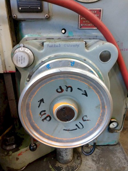 48" X 100 HP BLANCHARD MODEL #26HD48 GEARED HEAD ROTARY SURFACE GRINDER: STOCK #12968