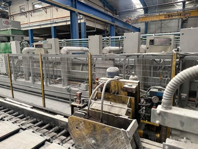 1250 MT PRESEZZI BRASS ROD OIL HYDRAULIC EXTRUSION PRESS  LINE W/ OCN HANDLING SYSTEM  Stock # 14498