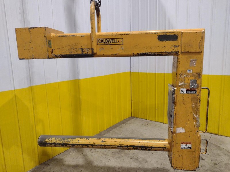 4 TON CALDWELL MODEL#81P-4-50 C HOOK ROLL LIFTER: STOCK #22715
