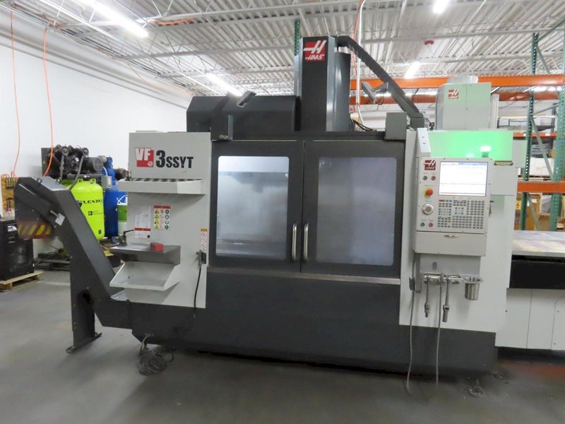 Haas VF-3SSYT CNC Vertical Machining Center with Midaco Pallet Changer, Thru Spindle Coolant, Probing