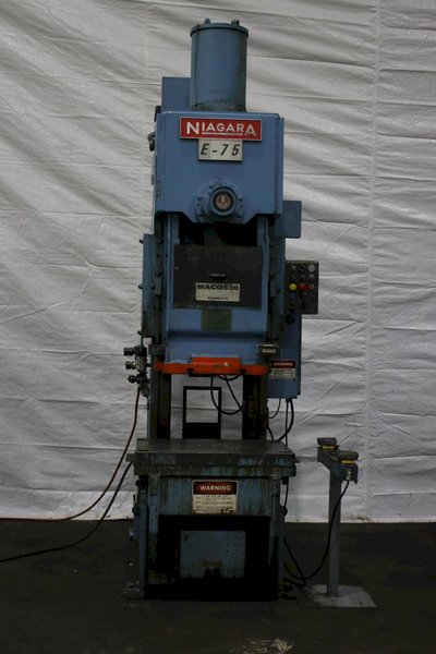 75 TON NIAGARA MODEL #E-75 OBI PRESS: STOCK #75877