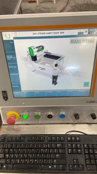 2019 Prussiani Tornado 8X12 Sink Hole Machine (#5156)