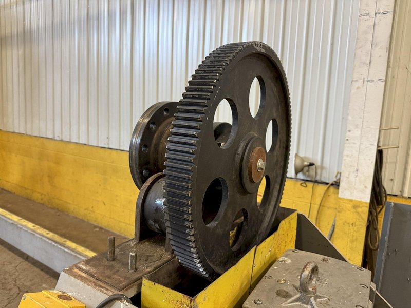 120&quot; SWING X 208&quot; LONG HEADSTOCK &amp; TAILSTOCK POWERED WELDING POSITIONER / PIPE ROLLER: YOBRO #23957