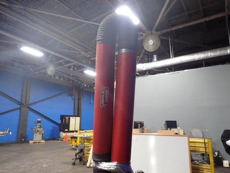 LINCOLN ELECTRIC FUME EXTRACTOR   -  MOBLFLEX 200-MCFL