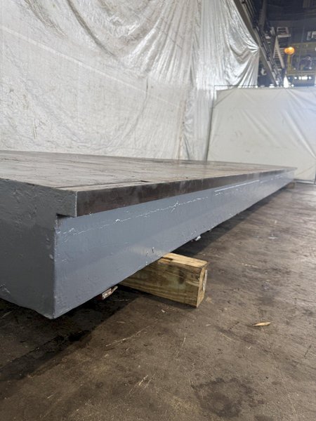 72" X 288" X 12 CAST IRON LAYOUT TABLE.STOCK # 1002725