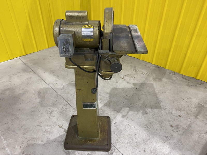 12&quot; x 1 HP POWERMATIC MODEL #35B PEDESTAL DISC GRINDER SANDER, 115V SINGLE PHASE: STOCK 20354