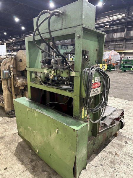 12,000 LB X 50&quot; ROWE MODEL #12050-DSV MOTORIZED COIL REEL UNCOILER &amp; COIL CAR: STOCK #21979