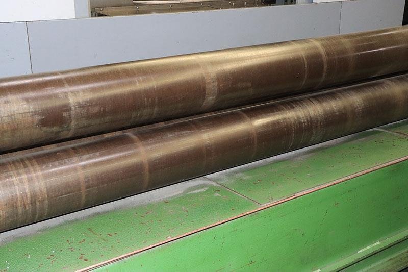10 Ga. X 12 ft Hassleholms (Roundo) 3-Roll Hydraulic Plate Bending Roll Model PA 185/12