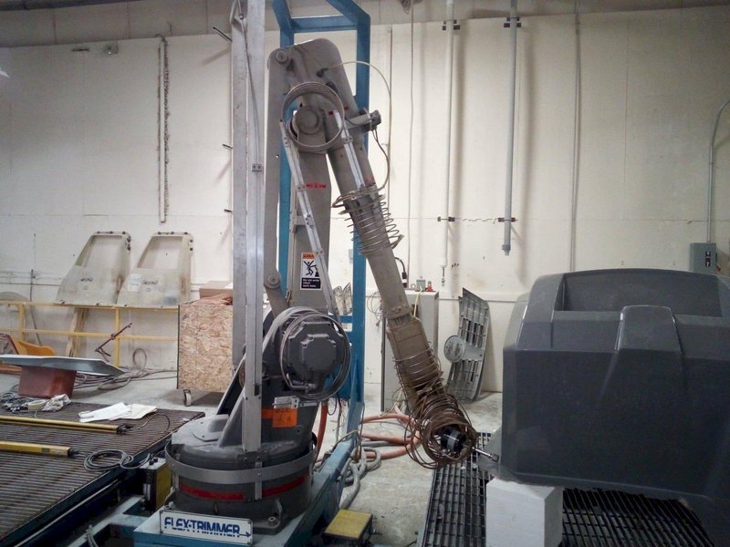 Motoman K10M (2) Station Cell Robot, 2016 – Flow 7X 50 HP Intensifier Pump